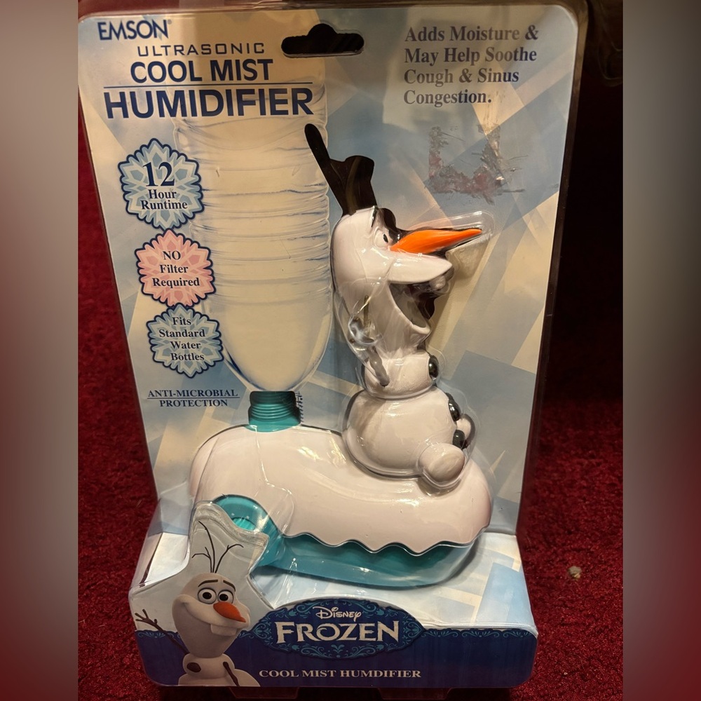 Emson Disney Frozen Olaf Cool Mist Humidifier NWT